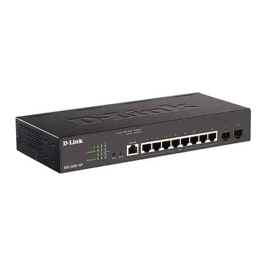 D-Link DGS-2000-10P 10 Port PoE Gigabit Managed Switch